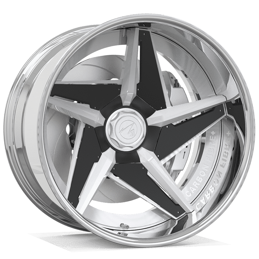 Makstton 2 - Piece Forged Wheel FG2P LURK5 Aftermarket Carbon Fiber Part / Bodykit - Robot Bodykits