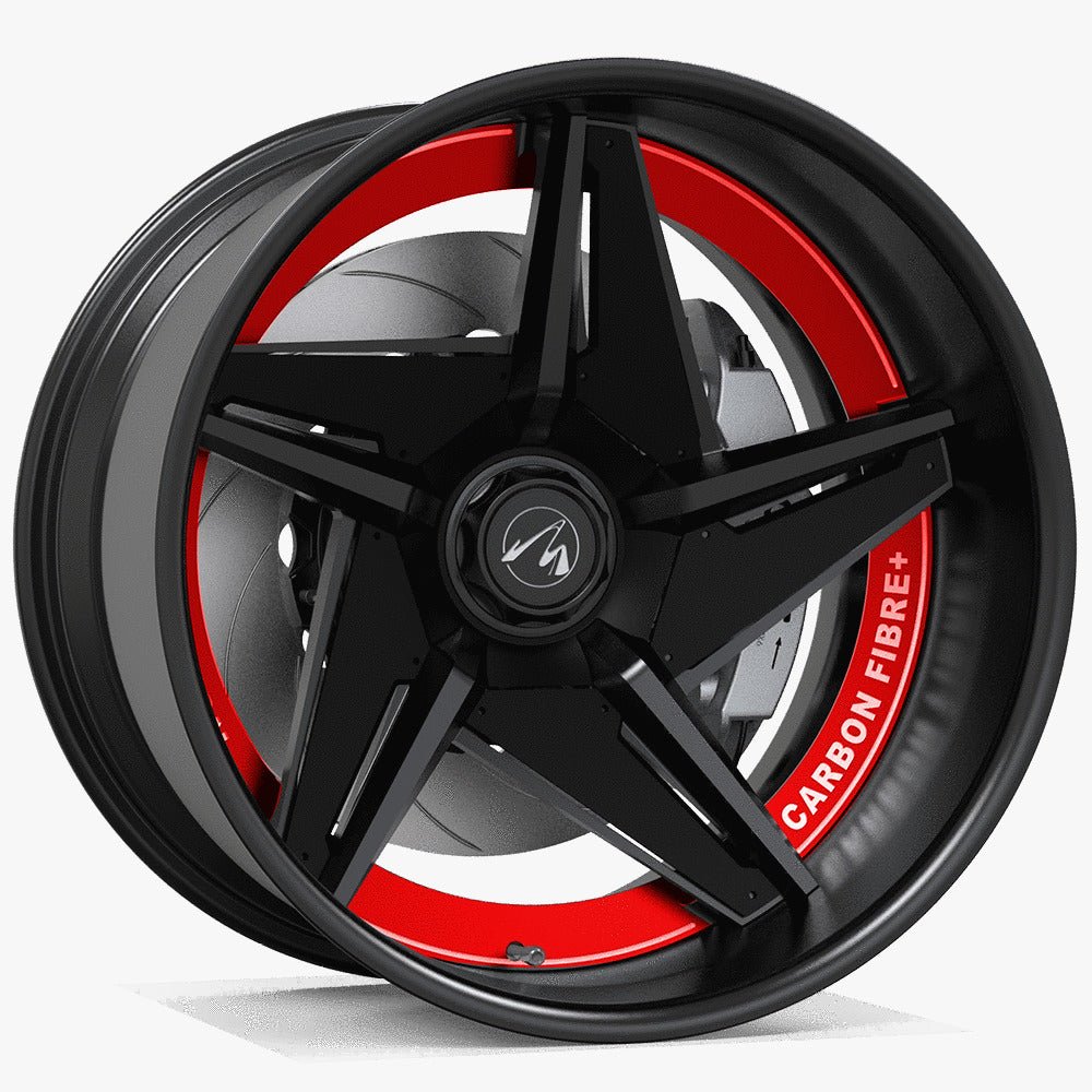 Makstton 2 - Piece Forged Wheel FG2P LURK5 Aftermarket Carbon Fiber Part / Bodykit - Robot Bodykits
