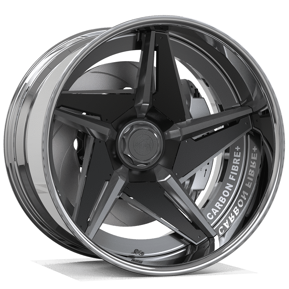 Makstton 2 - Piece Forged Wheel FG2P LURK5 Aftermarket Carbon Fiber Part / Bodykit - Robot Bodykits