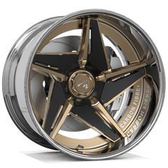 Makstton 2 - Piece Forged Wheel FG2P LURK5 Aftermarket Carbon Fiber Part / Bodykit - Robot Bodykits
