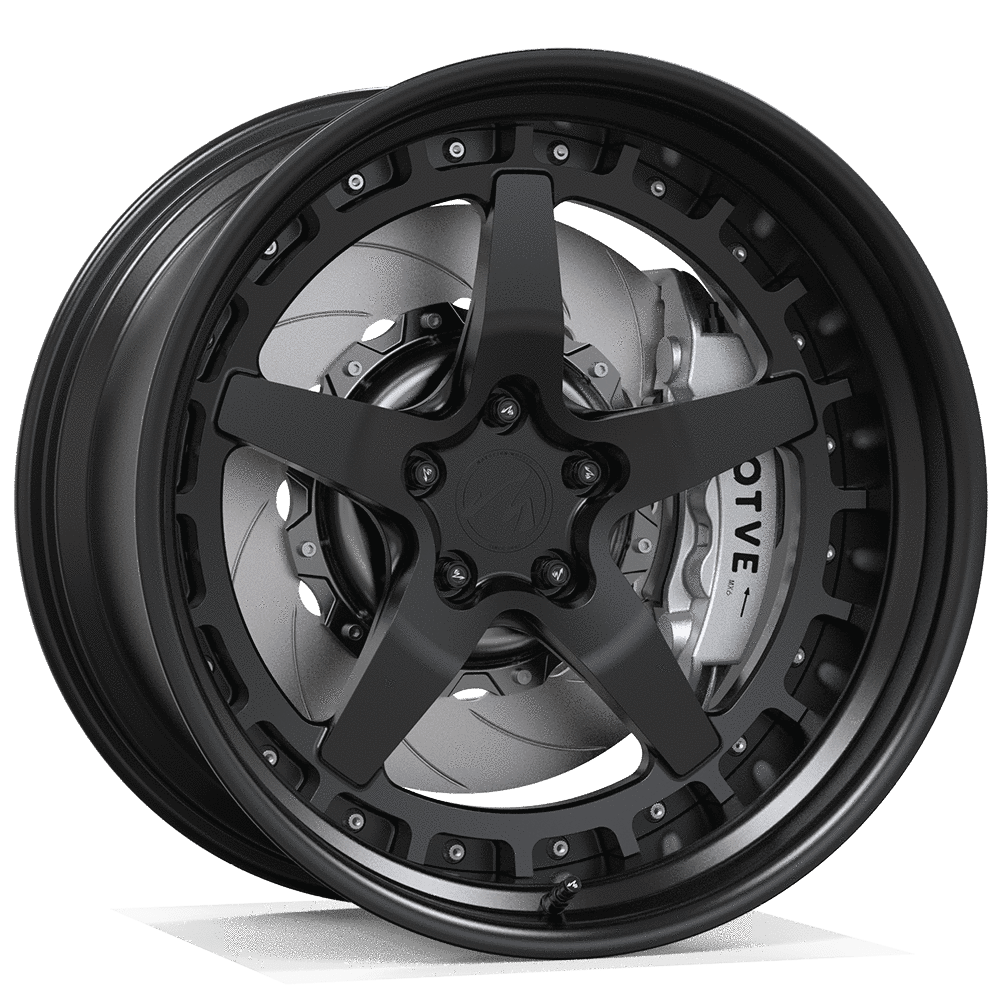 Makstton 2 - Piece Forged Wheel FG2P WEAVER Aftermarket Carbon Fiber Part / Bodykit - Robot Bodykits