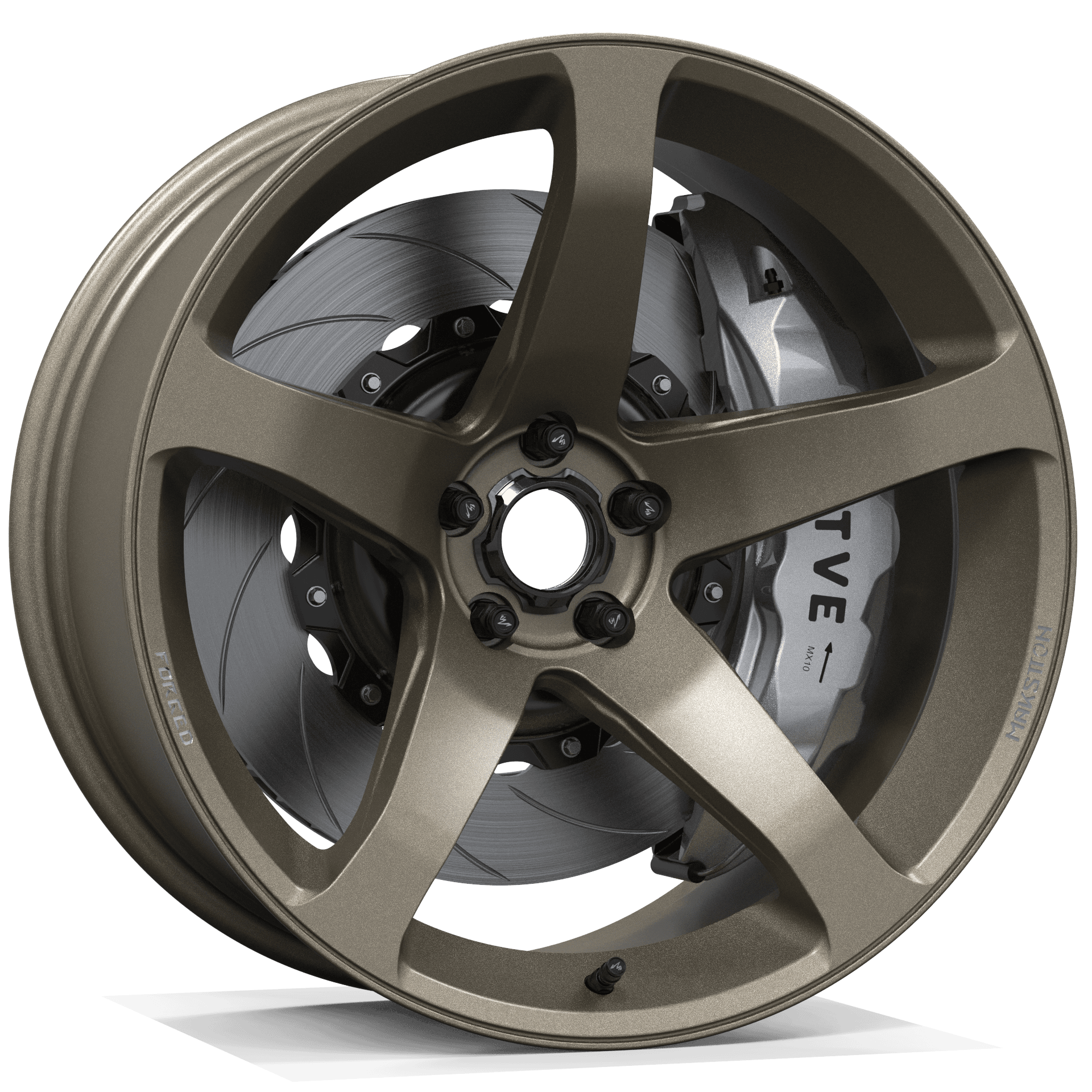 Makstton Monoblock Forged Wheel FG MR5 Aftermarket Carbon Fiber Part / Bodykit - Robot Bodykits