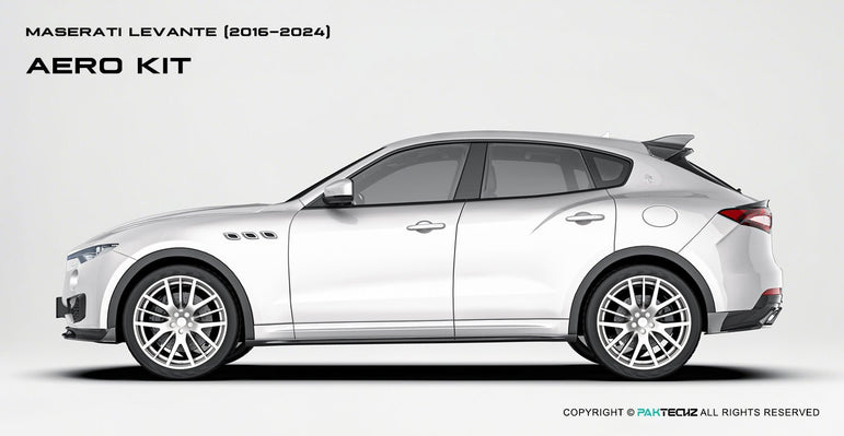 Maserati Levante Paktechz Full Dry Carbon Aerodynamics kit Aftermarket Carbon Fiber Part / Bodykit - Robot Bodykits