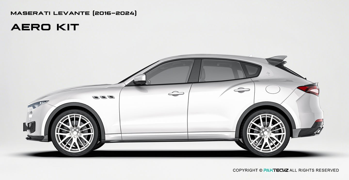 Maserati Levante Paktechz Full Dry Carbon Aerodynamics kit Aftermarket Carbon Fiber Part / Bodykit - Robot Bodykits