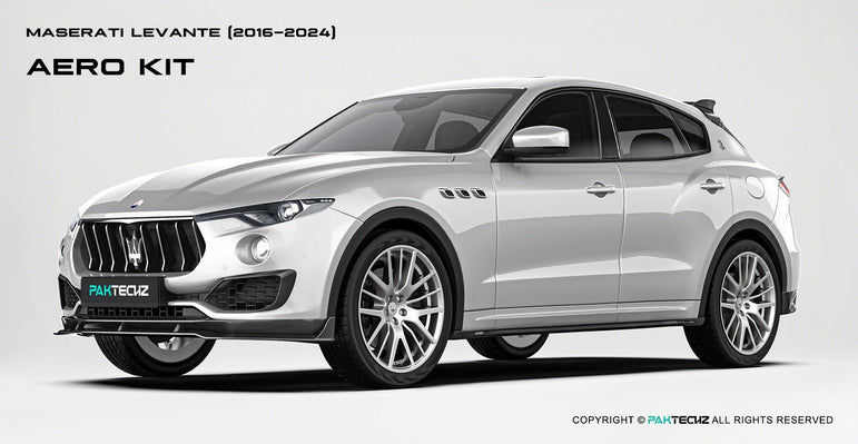 Maserati Levante Paktechz Full Dry Carbon Aerodynamics kit Aftermarket Carbon Fiber Part / Bodykit - Robot Bodykits