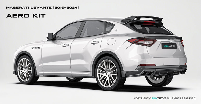 Maserati Levante Paktechz Full Dry Carbon Aerodynamics kit Aftermarket Carbon Fiber Part / Bodykit - Robot Bodykits