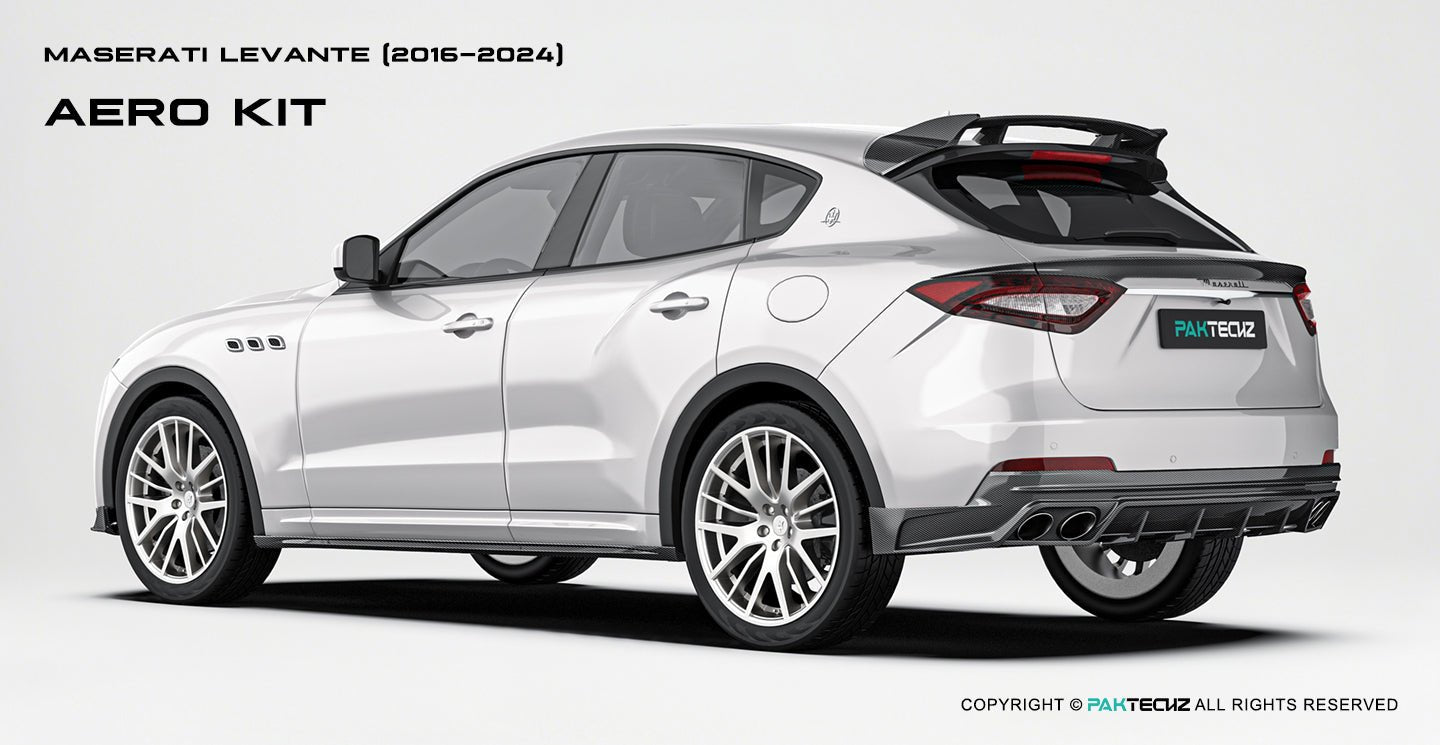 Maserati Levante Paktechz Full Dry Carbon Aerodynamics kit Aftermarket Carbon Fiber Part / Bodykit - Robot Bodykits