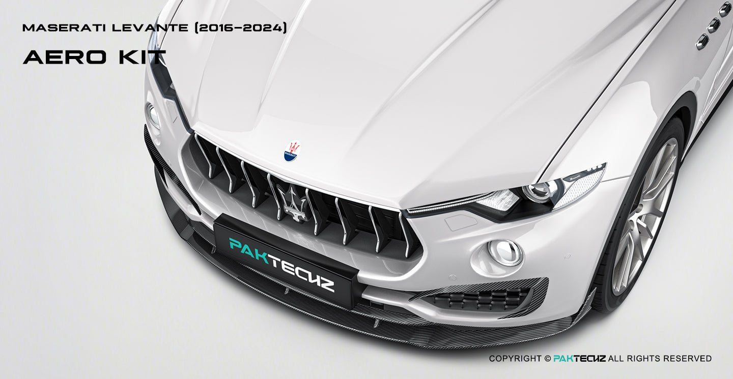 Maserati Levante Paktechz Full Dry Carbon Aerodynamics kit Aftermarket Carbon Fiber Part / Bodykit - Robot Bodykits