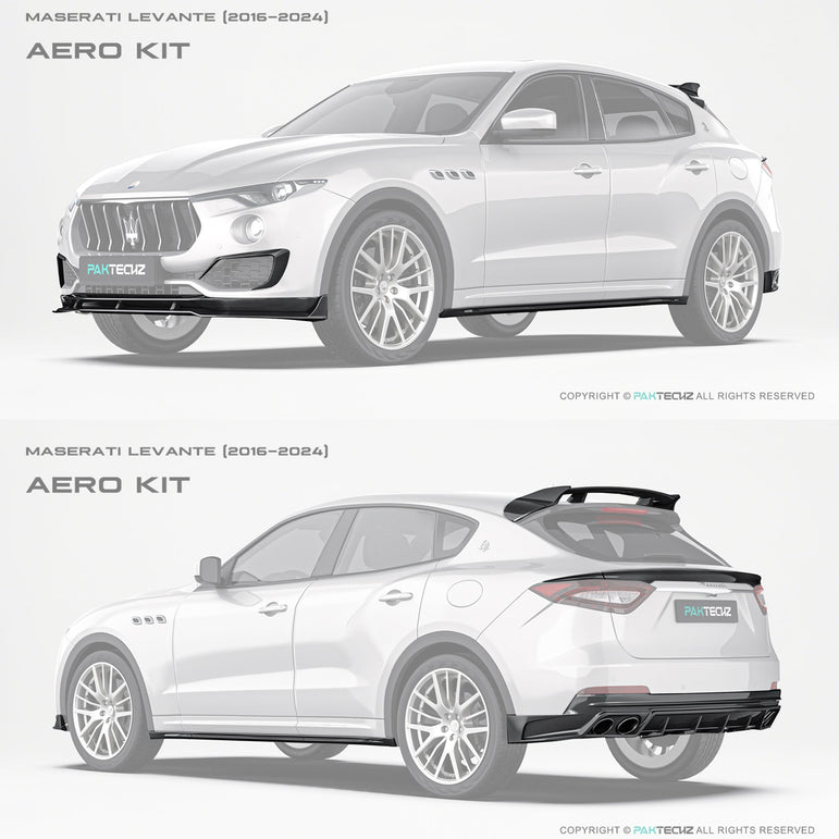 Maserati Levante Paktechz Full Dry Carbon Aerodynamics kit Aftermarket Carbon Fiber Part / Bodykit - Robot Bodykits
