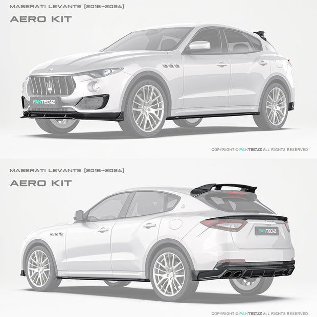 Maserati Levante Paktechz Full Dry Carbon Aerodynamics kit Aftermarket Carbon Fiber Part / Bodykit - Robot Bodykits