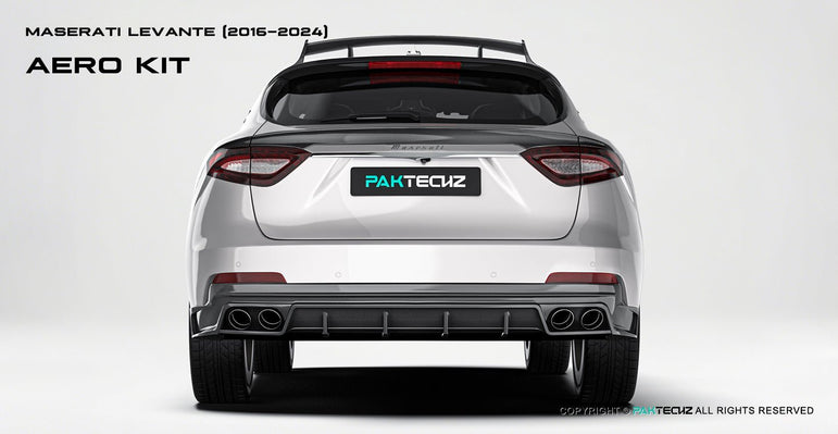 Maserati Levante Paktechz Full Dry Carbon Aerodynamics kit Aftermarket Carbon Fiber Part / Bodykit - Robot Bodykits