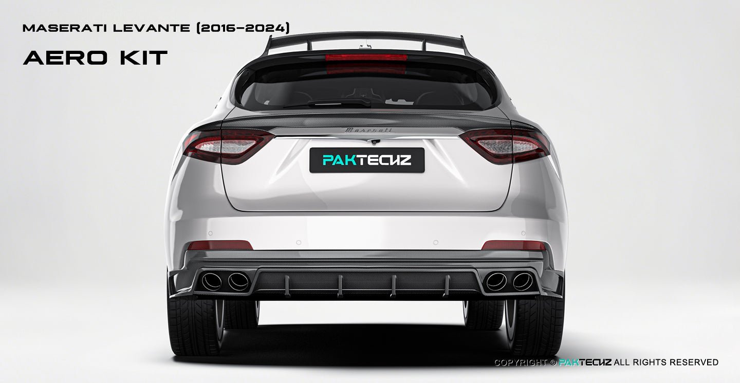 Maserati Levante Paktechz Full Dry Carbon Aerodynamics kit Aftermarket Carbon Fiber Part / Bodykit - Robot Bodykits