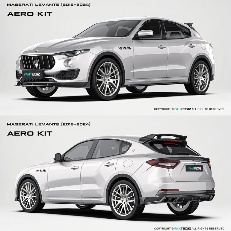 Maserati Levante Paktechz Full Dry Carbon Aerodynamics kit Aftermarket Carbon Fiber Part / Bodykit - Robot Bodykits