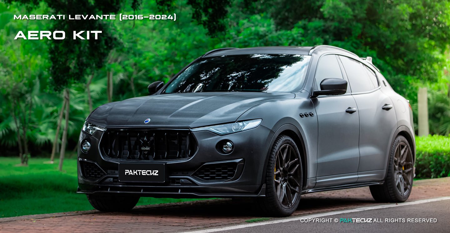Maserati Levante Paktechz Full Dry Carbon Aerodynamics kit Aftermarket Carbon Fiber Part / Bodykit - Robot Bodykits