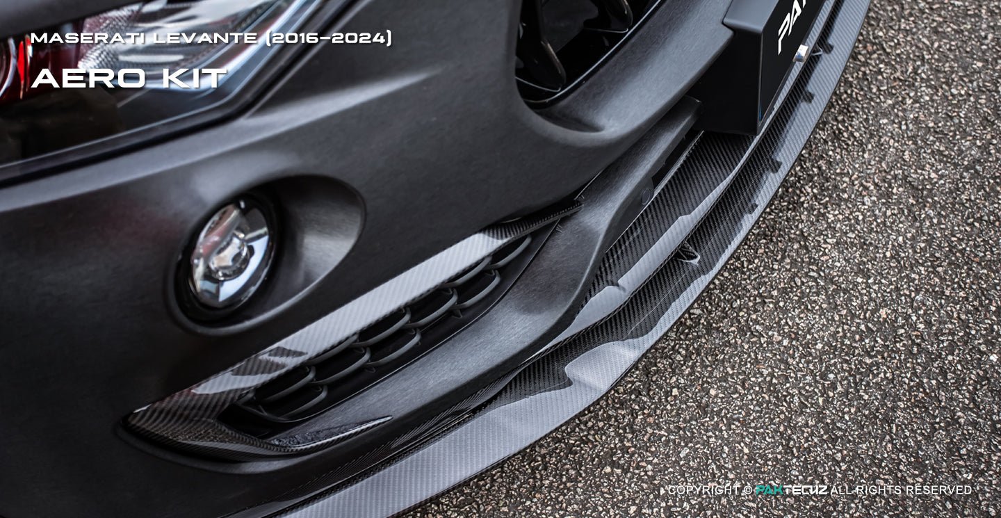 Maserati Levante Paktechz Full Dry Carbon Aerodynamics kit Aftermarket Carbon Fiber Part / Bodykit - Robot Bodykits