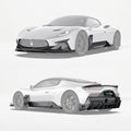 Maserati MC20 Paktechz Full Dry Carbon Aerodynamics Kit Aftermarket Carbon Fiber Part / Bodykit - Robot Bodykits