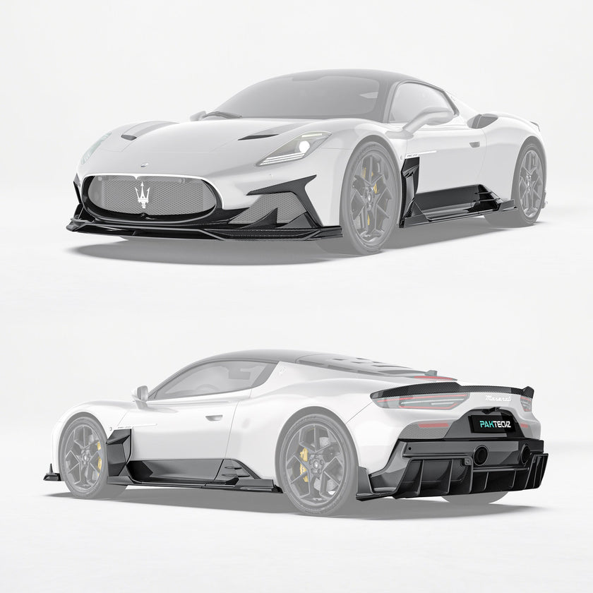 Maserati MC20 Paktechz Full Dry Carbon Aerodynamics Kit Aftermarket Carbon Fiber Part / Bodykit - Robot Bodykits