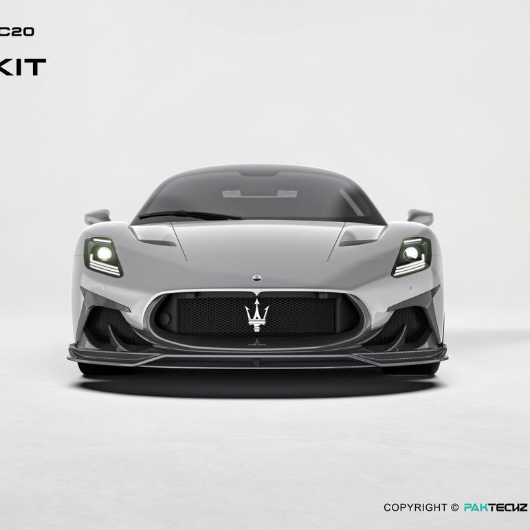 Maserati MC20 Paktechz Full Dry Carbon Aerodynamics Kit Aftermarket Carbon Fiber Part / Bodykit - Robot Bodykits