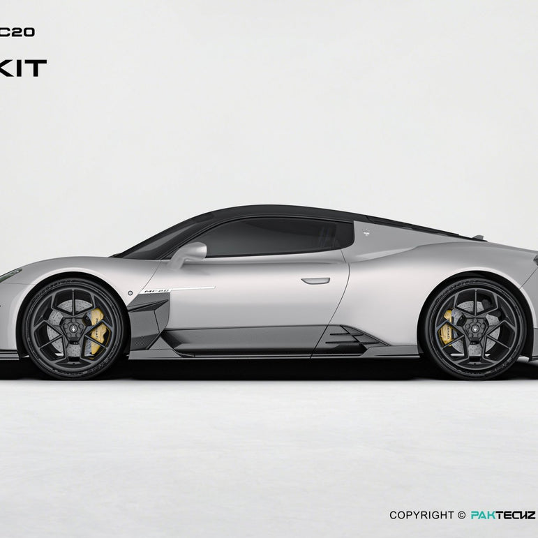 Maserati MC20 Paktechz Full Dry Carbon Aerodynamics Kit Aftermarket Carbon Fiber Part / Bodykit - Robot Bodykits