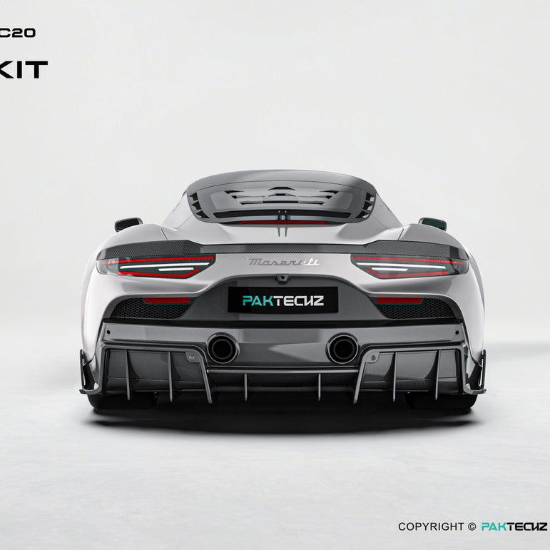 Maserati MC20 Paktechz Full Dry Carbon Aerodynamics Kit Aftermarket Carbon Fiber Part / Bodykit - Robot Bodykits