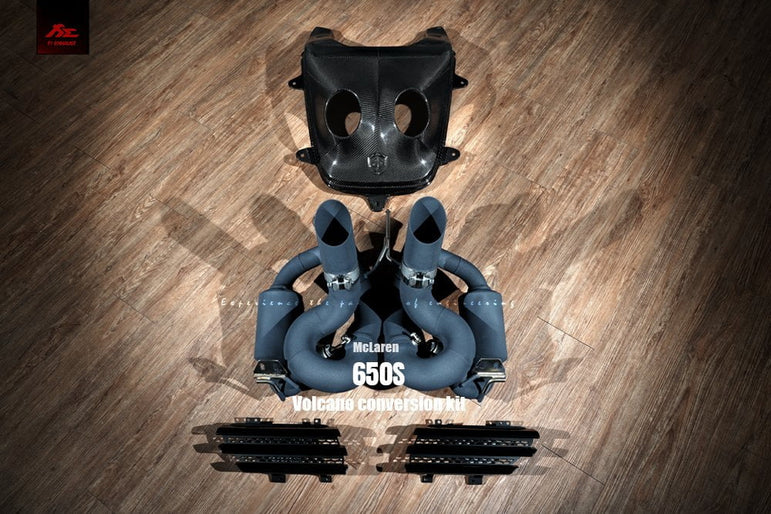 McLaren 650S Coupe / Spider Volcano Conversion Kit Fi Exhaust Aftermarket Carbon Fiber Part / Bodykit - Robot Bodykits