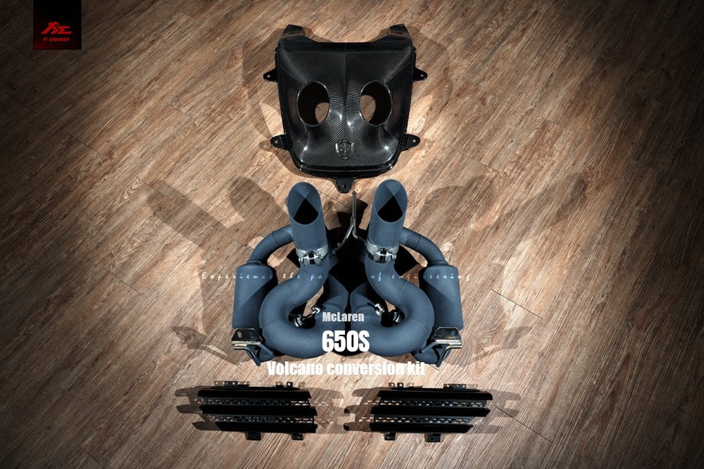 McLaren 650S Coupe / Spider Volcano Conversion Kit Fi Exhaust Aftermarket Carbon Fiber Part / Bodykit - Robot Bodykits