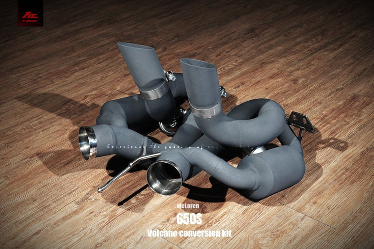 McLaren 650S Coupe / Spider Volcano Conversion Kit Fi Exhaust Aftermarket Carbon Fiber Part / Bodykit - Robot Bodykits