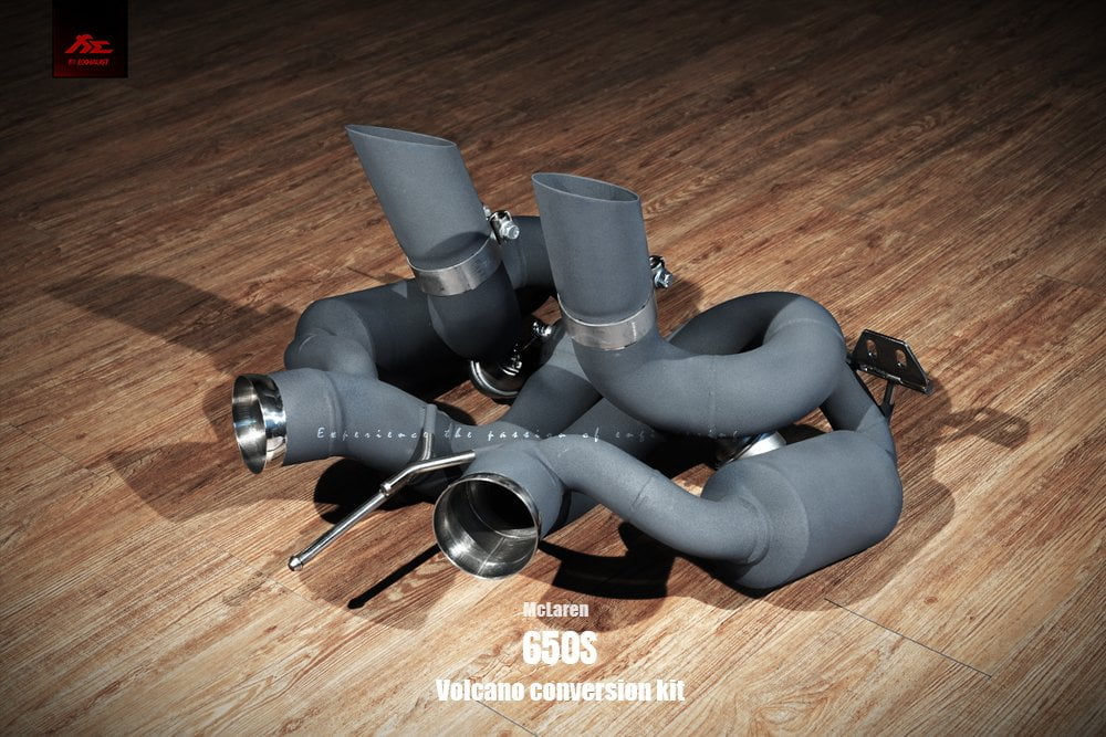 McLaren 650S Coupe / Spider Volcano Conversion Kit Fi Exhaust Aftermarket Carbon Fiber Part / Bodykit - Robot Bodykits