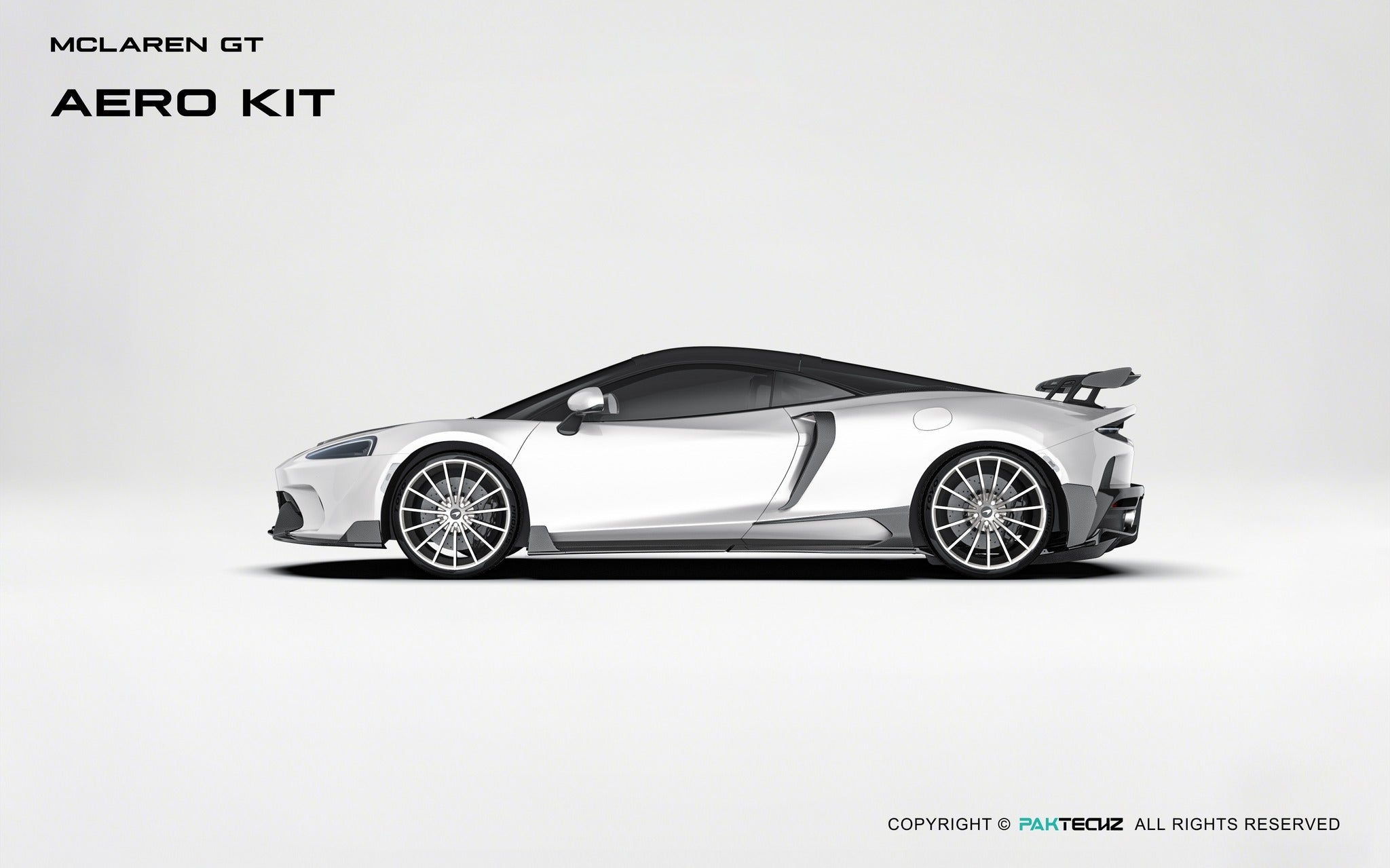Mclaren GT Paktechz Full Dry Carbon Aerodynamics Kit Aftermarket Carbon Fiber Part / Bodykit - Robot Bodykits