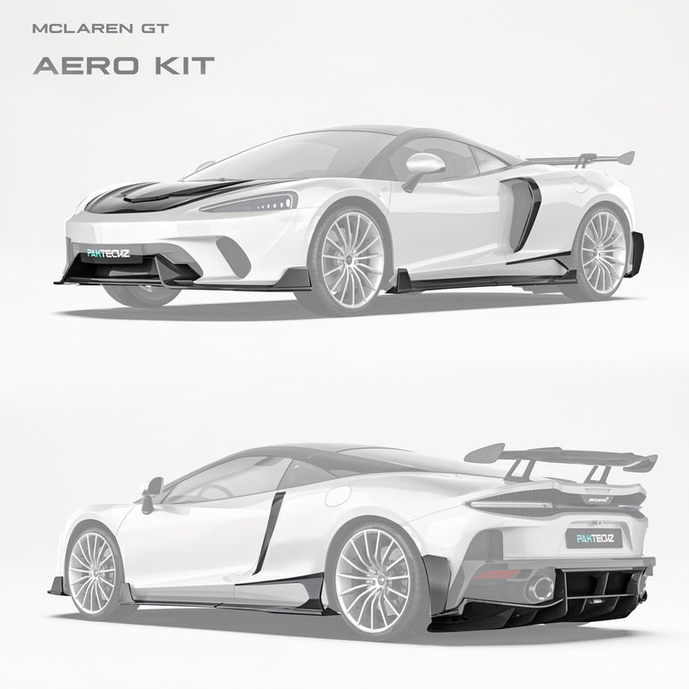 Mclaren GT Paktechz Full Dry Carbon Aerodynamics Kit Aftermarket Carbon Fiber Part / Bodykit - Robot Bodykits