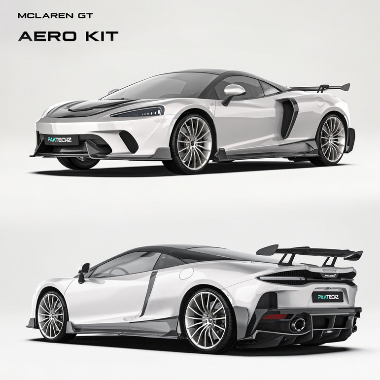 Mclaren GT Paktechz Full Dry Carbon Aerodynamics Kit Aftermarket Carbon Fiber Part / Bodykit - Robot Bodykits