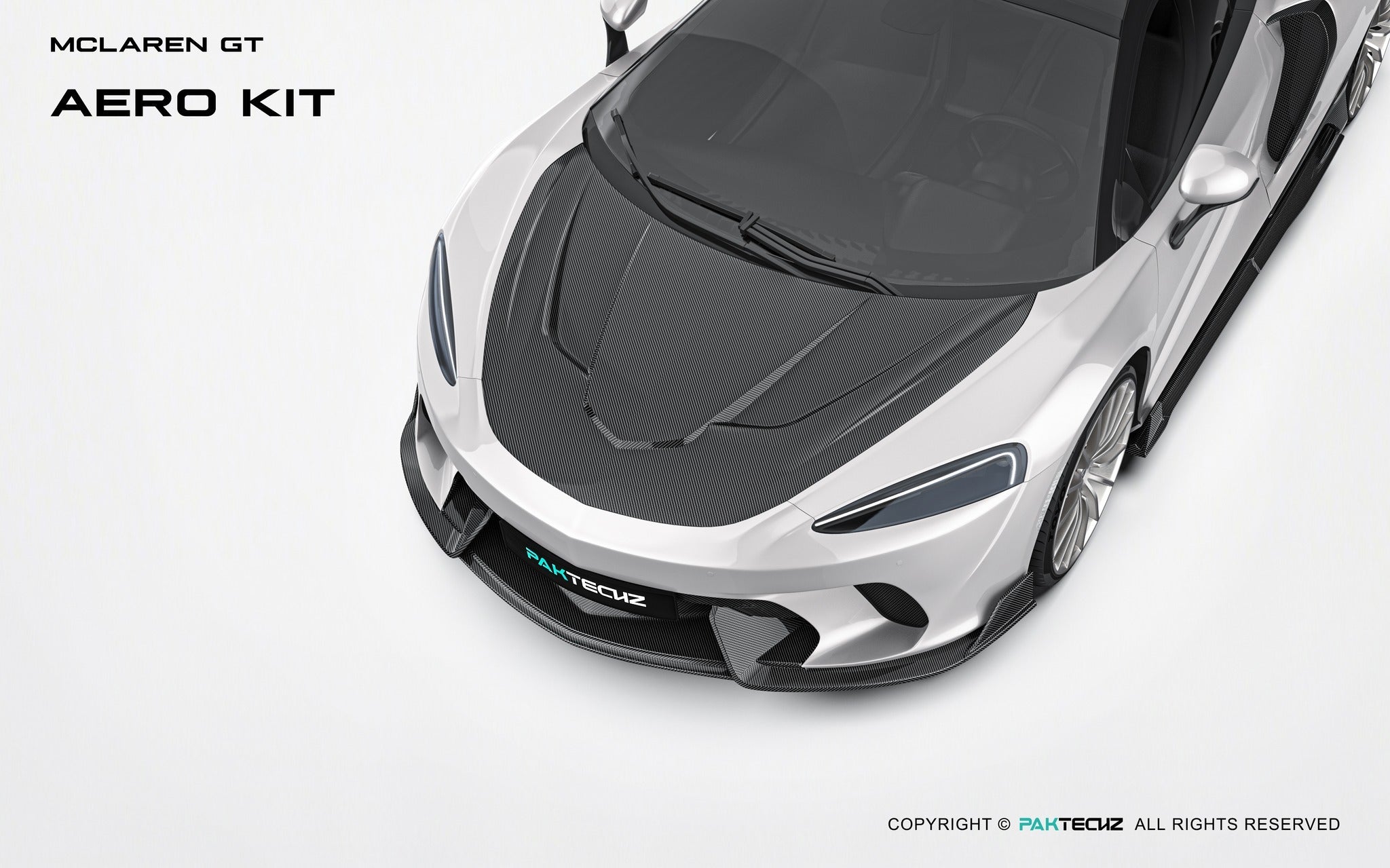 Mclaren GT Paktechz Full Dry Carbon Aerodynamics Kit Aftermarket Carbon Fiber Part / Bodykit - Robot Bodykits