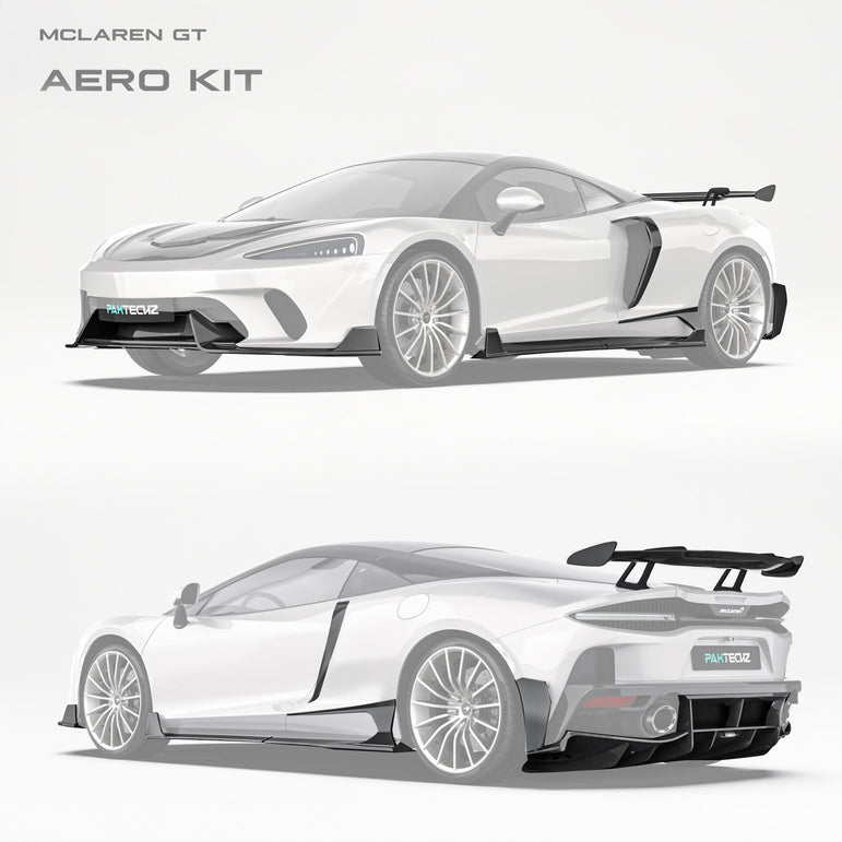 Mclaren GT Paktechz Full Dry Carbon Aerodynamics Kit Aftermarket Carbon Fiber Part / Bodykit - Robot Bodykits