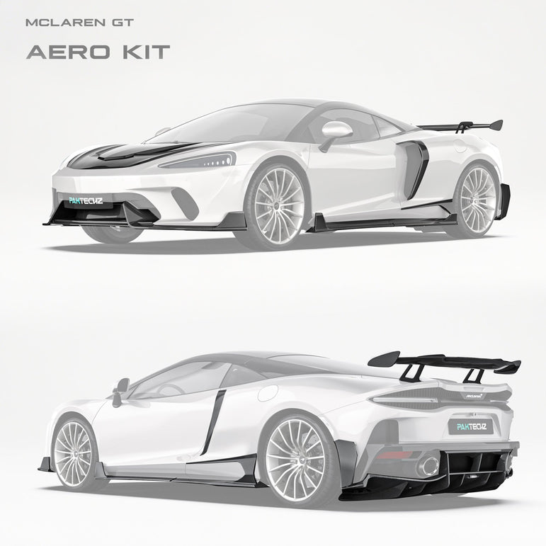 Mclaren GT Paktechz Full Dry Carbon Aerodynamics Kit Aftermarket Carbon Fiber Part / Bodykit - Robot Bodykits