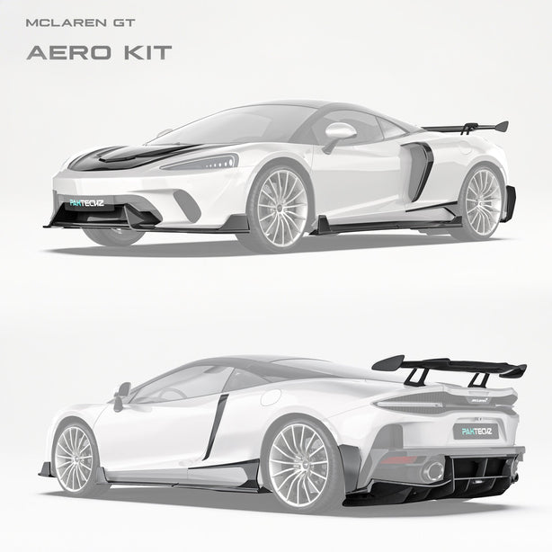 Mclaren GT Paktechz Full Dry Carbon Aerodynamics Kit Aftermarket Carbon Fiber Part / Bodykit - Robot Bodykits