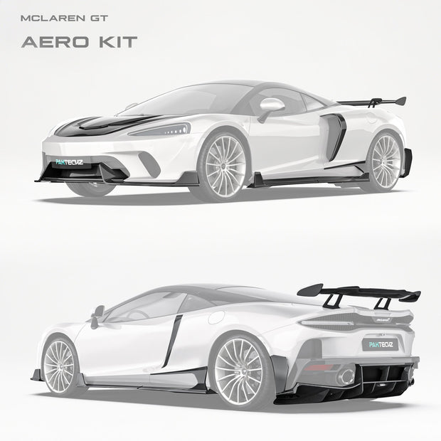 Mclaren GT Paktechz Full Dry Carbon Aerodynamics Kit Aftermarket Carbon Fiber Part / Bodykit - Robot Bodykits
