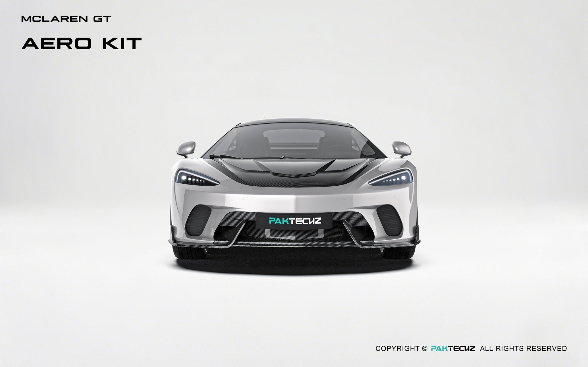 Mclaren GT Paktechz Full Dry Carbon Aerodynamics Kit Aftermarket Carbon Fiber Part / Bodykit - Robot Bodykits