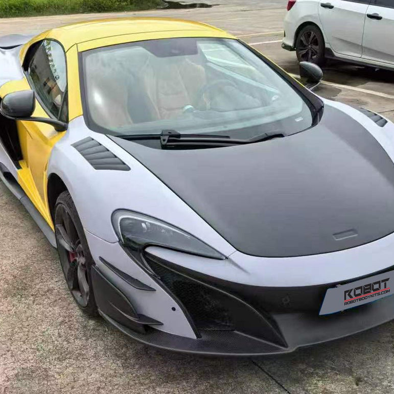 McLaren MP4 - 12C/625C/650S Upgrade 675LT Style Full Body Kit Aftermarket Carbon Fiber Part / Bodykit - Robot Bodykits