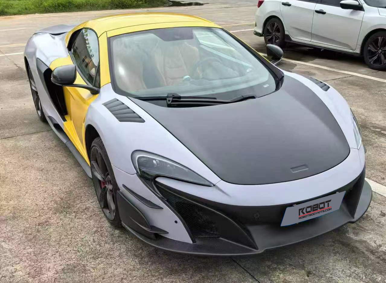 McLaren MP4 - 12C/625C/650S Upgrade 675LT Style Full Body Kit Aftermarket Carbon Fiber Part / Bodykit - Robot Bodykits