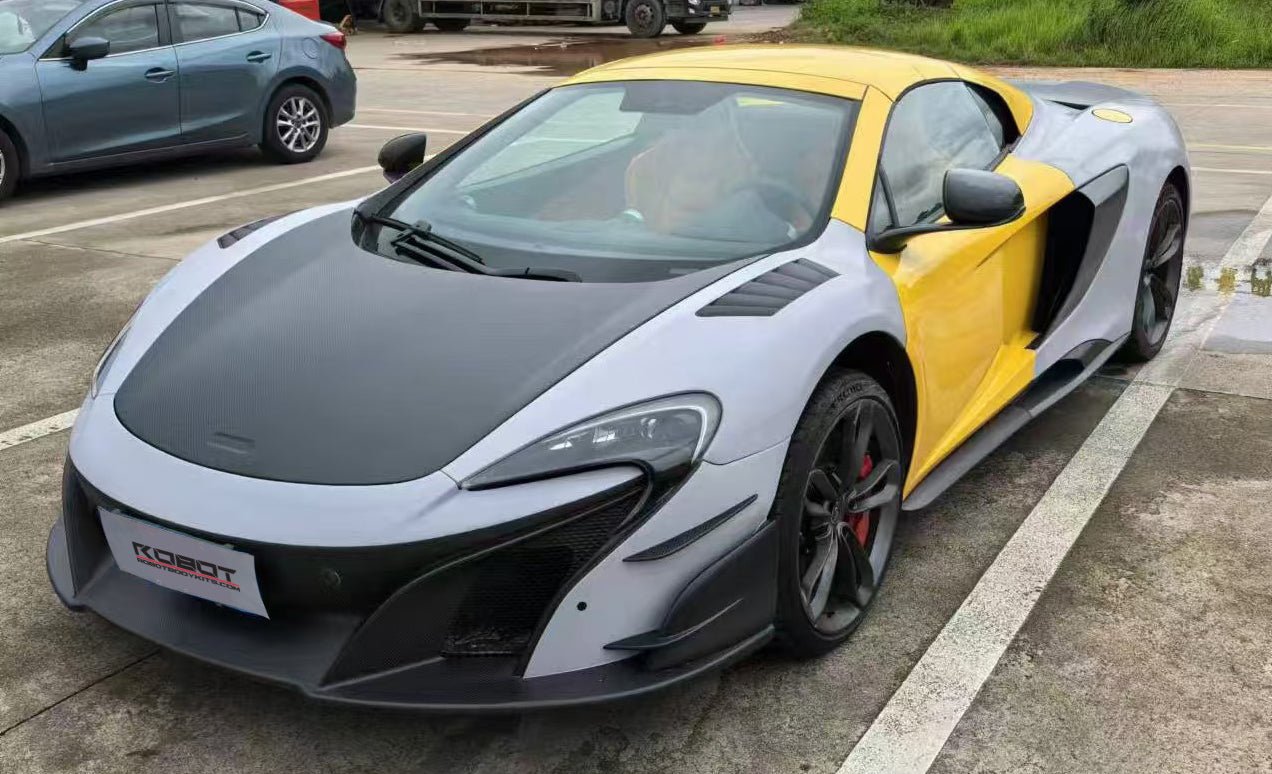 McLaren MP4 - 12C/625C/650S Upgrade 675LT Style Full Body Kit Aftermarket Carbon Fiber Part / Bodykit - Robot Bodykits