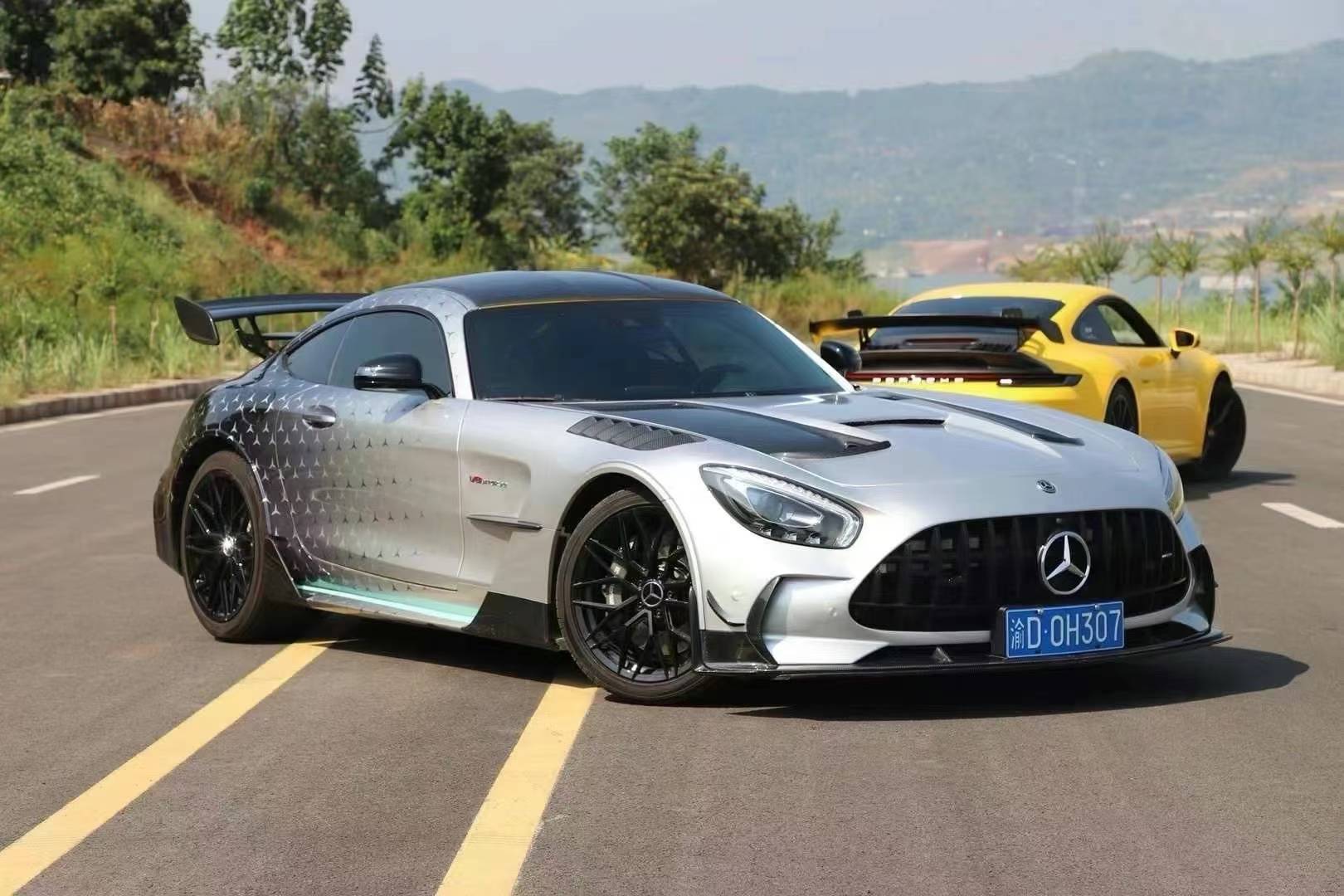 Mercedes - Benz AMG GT / GTS / GTC / GTR Black Series Style Full Body Kit Aftermarket Carbon Fiber Part / Bodykit - Robot Bodykits