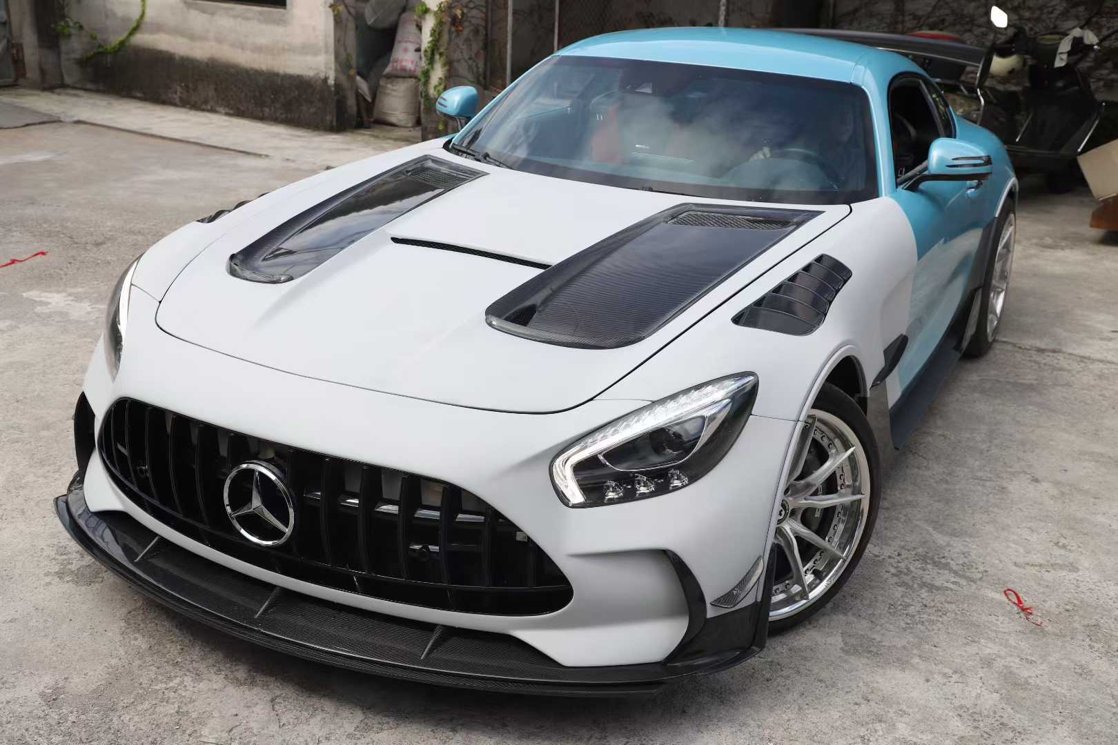 Mercedes - Benz AMG GT / GTS / GTC / GTR Black Series Style Full Body Kit Aftermarket Carbon Fiber Part / Bodykit - Robot Bodykits