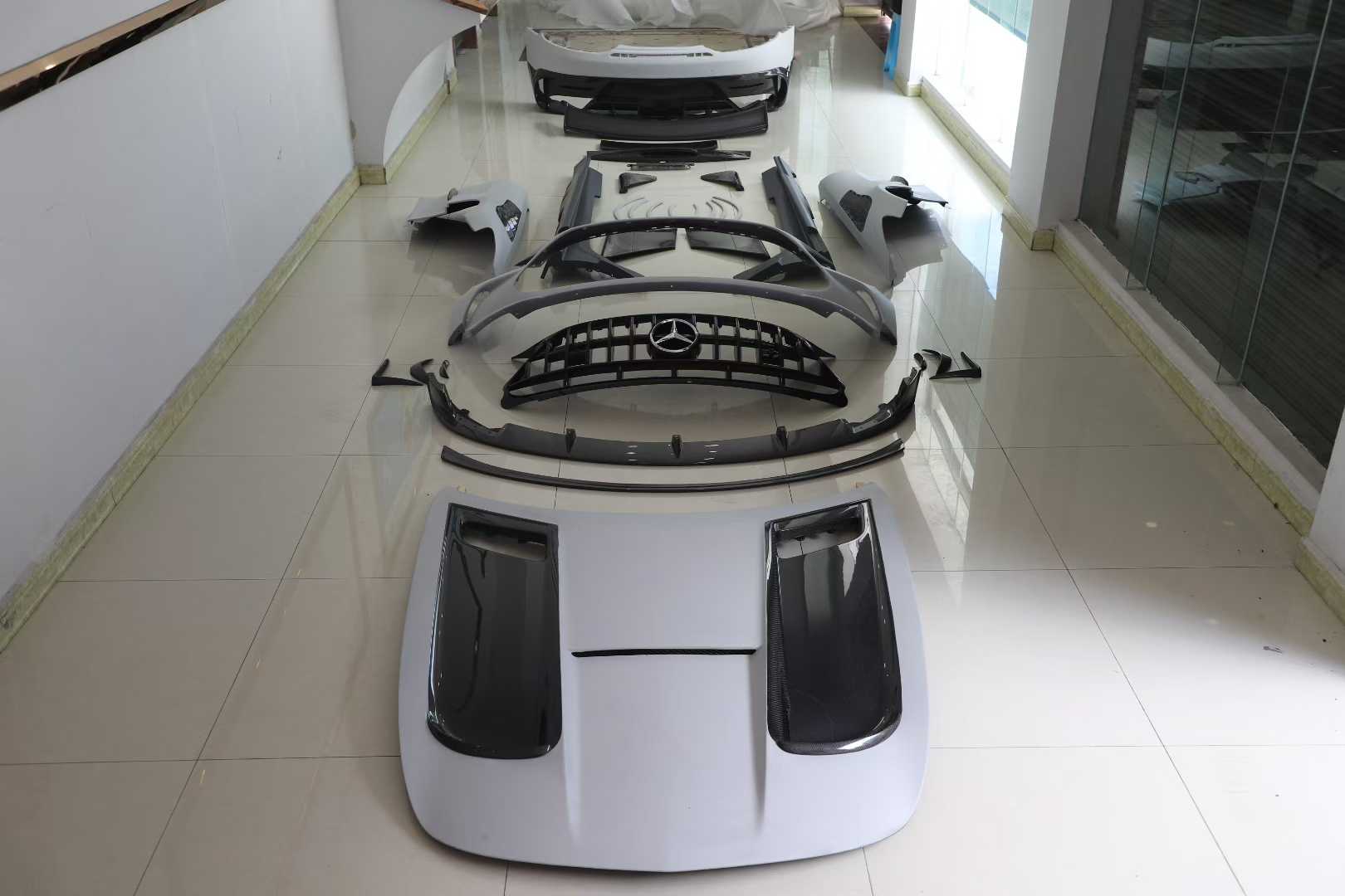 Mercedes - Benz AMG GT / GTS / GTC / GTR Black Series Style Full Body Kit Aftermarket Carbon Fiber Part / Bodykit - Robot Bodykits
