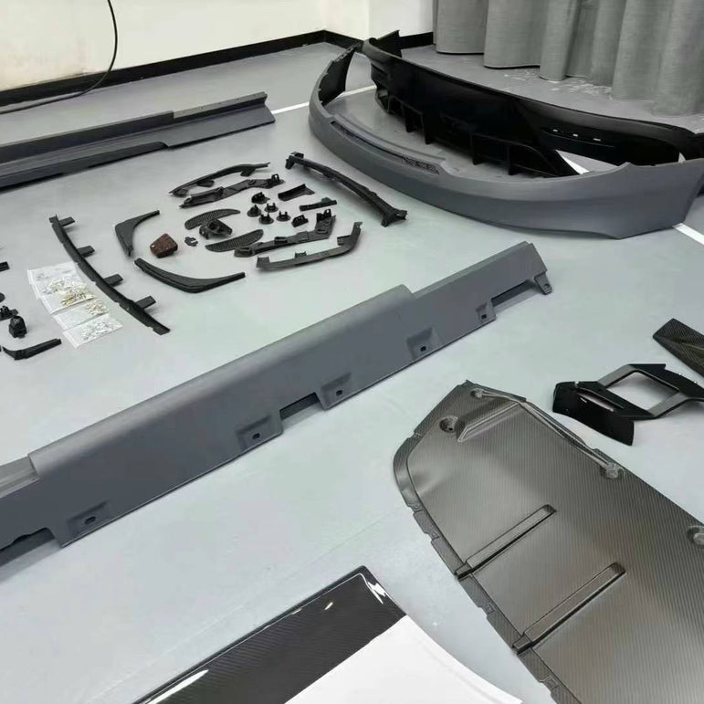 Mercedes - Benz AMG GT / GTS / GTC / GTR Black Series Style Full Body Kit Aftermarket Carbon Fiber Part / Bodykit - Robot Bodykits