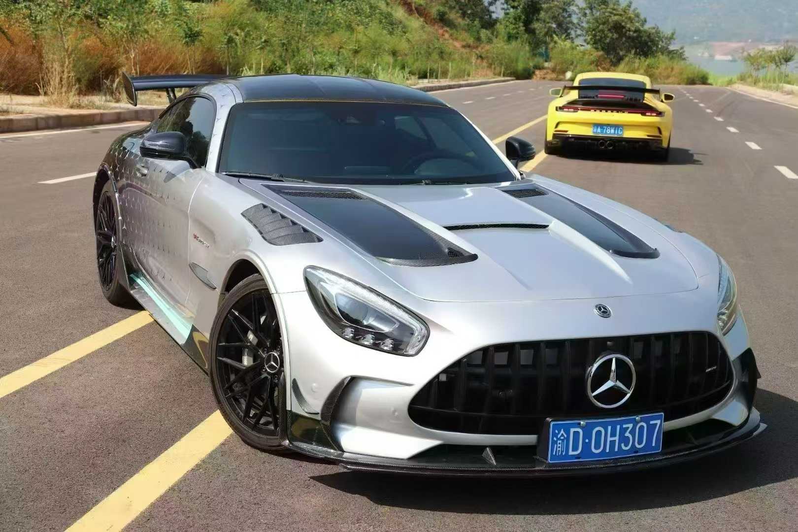 Mercedes - Benz AMG GT / GTS / GTC / GTR Black Series Style Full Body Kit Aftermarket Carbon Fiber Part / Bodykit - Robot Bodykits