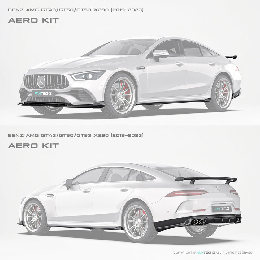 Mercedes BENZ AMG GT50 / GT53 Paktechz Full Dry Carbon Aerodynamics kit Aftermarket Carbon Fiber Part / Bodykit - Robot Bodykits