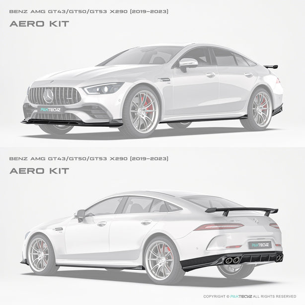 Mercedes BENZ AMG GT50 / GT53 Paktechz Full Dry Carbon Aerodynamics kit Aftermarket Carbon Fiber Part / Bodykit - Robot Bodykits