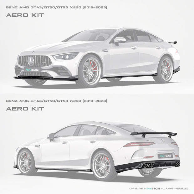 Mercedes BENZ AMG GT50 / GT53 Paktechz Full Dry Carbon Aerodynamics kit Aftermarket Carbon Fiber Part / Bodykit - Robot Bodykits