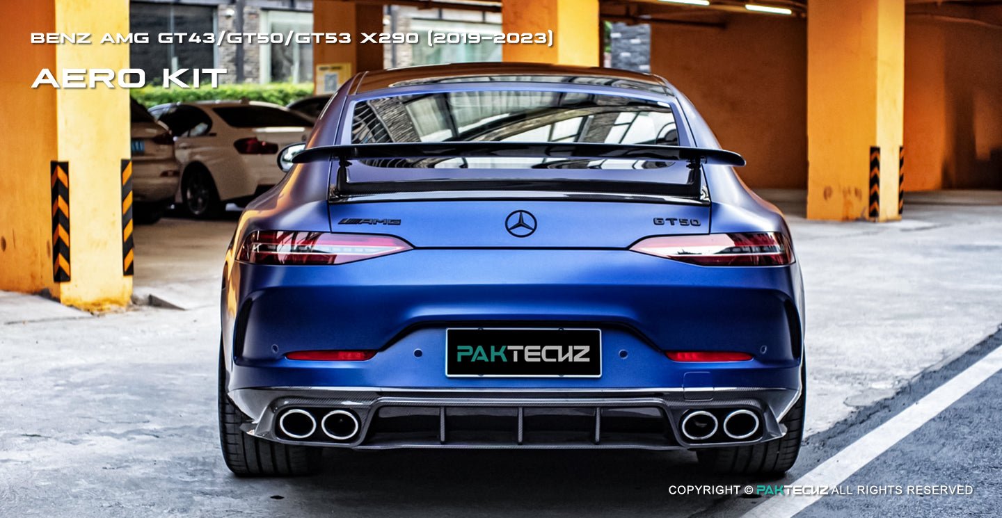 Mercedes BENZ AMG GT50 / GT53 Paktechz Full Dry Carbon Aerodynamics kit Aftermarket Carbon Fiber Part / Bodykit - Robot Bodykits