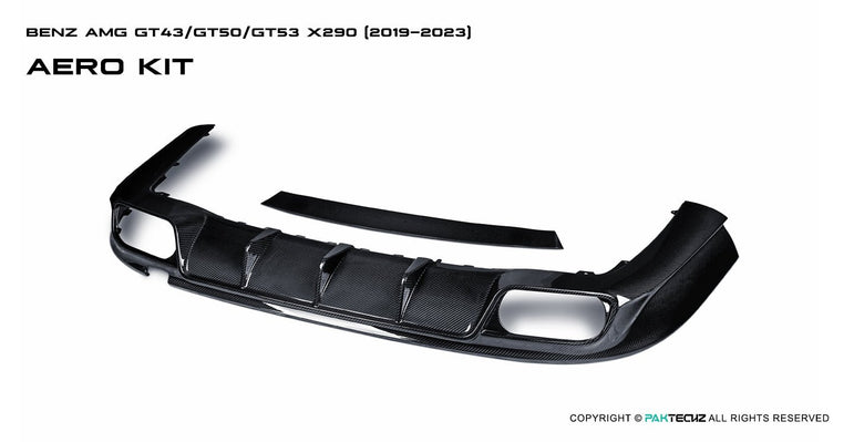 Mercedes BENZ AMG GT50 / GT53 Paktechz Full Dry Carbon Aerodynamics kit Aftermarket Carbon Fiber Part / Bodykit - Robot Bodykits